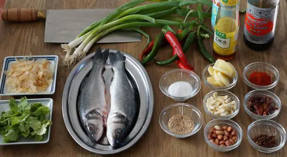 ingredientes de pescdo-frito